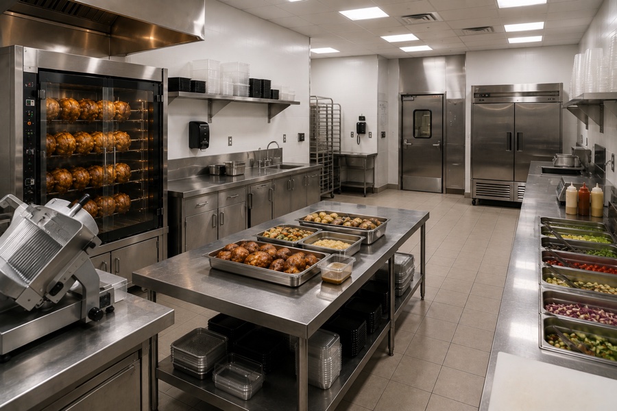 Retail & Supermarkets kitchen